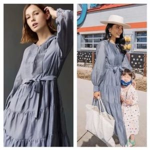Anthropologie x Mare Mare Agosta Tiered Midi Dress Size XS NWT